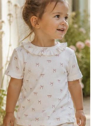 Lil’ atelier 🌸 футболка для дівчинки, розмір 92