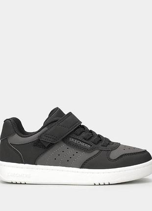 Оригінальні дитячі кросівки skechers/ чорні  кросівки для хлопчиків  скечерс