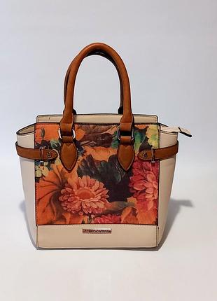 Женская классическая сумка трапеция laura ashley