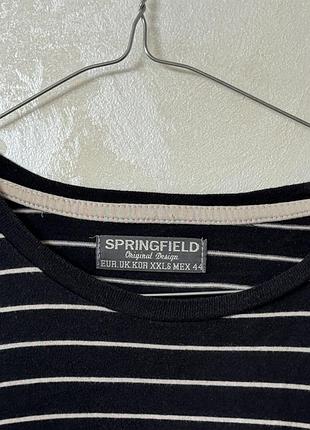 Springfield тонкий смугастий лонгслів 2