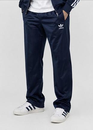 Спортивні штани adidas еластик premium якості, чоловічі, стиль 80-90-х, темно-сині 56
