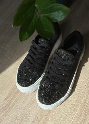 Текстильні кеди на платформі h&m