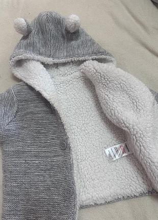 Нова дитяча тепла кофточка h&m 3