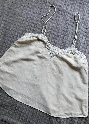 Лляна майка на брительках zara