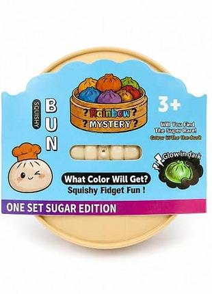Сквиш пельмень mini sugar edition 6 см — светится в темноте!