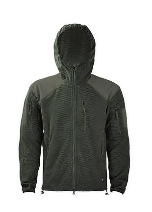 Флісова кофта han-wild grid pro army green (хакі) фліска