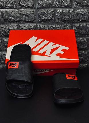 Nike чоловічі шльопанці чорні 39-46 | підліткові | літня новинка мужские шльопанцы найк тапочки мужские новинка найки 2026