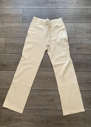 Винтажные спортивные штаны ralph lauren коттоновые молочные белые