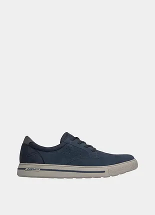 Кеди чоловічі skechers / оригінальні низькі сині кеди скечерс