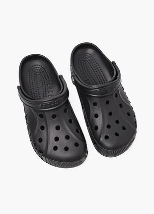 Сабо crocs чорного кольту м 6, w 8