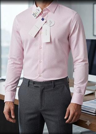Стильна якісна сорочка cactus men slim fit з етикетками