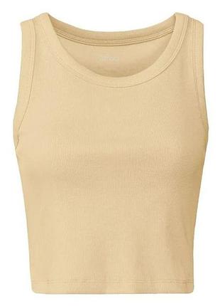 Топ в рубчик для женщины esmara lycra® 402071 xl бежевый