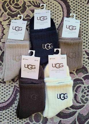 Жіночі теплі високі шкарпетки ugg. набір теплих шкарпеток ugg (5 шт. в уп). розмір 37-41