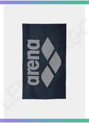 Рушник arena pool soft towel темно-сірий 90x150 см для плавання 100% бавовна унісекс швидкосохнучий sku_001993-750