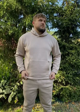 Мужское худи на флисе таш