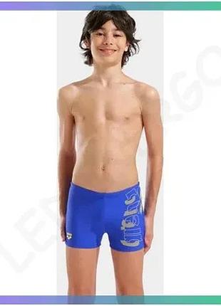 Плавки-шорти для хлопчиків arena tales swim short синій жовтий 164 см для плавання стильні та комфортн sku_009087-802