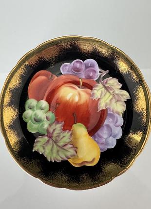 Японське порцелянове блюдце kondo china (ручний розпис, позолота), 14.5 см