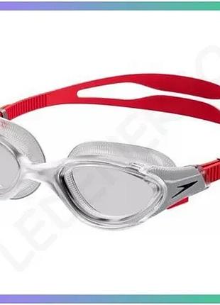 Окуляры для плавания speedo biofuse 2.0 прозрачные красные унисекс для комфортного плавания sku_8-00233214515