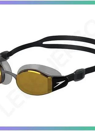 Окуляры для плавания speedo mariner pro mirror черные и серые унисекс для комфорта и защиты uv400 sku_8-00237314554
