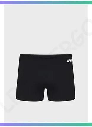 Плавки-шорты arena team swim short solid черные и белые для мужчин 100% полиэстер для плавания sku_004776-550