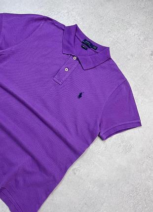 Женская поло футболка polo ralph lauren skinny fit m-l