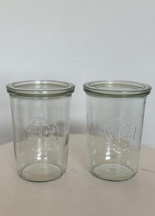 Стеклянные банкиweck с крышками, нитевичка, емкости 850мл