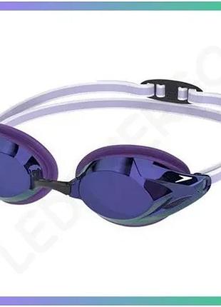 Окуляры для плавания speedo womens vanquisher 3.0 mirrored фиолетовые для женщин с зеркальными линзами sku_8-00473616578