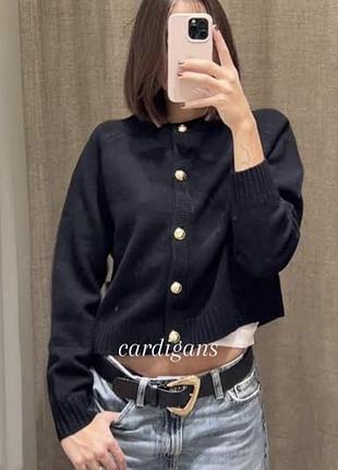 Кардиган крою реглан massimo dutti розмір м 100% вовна