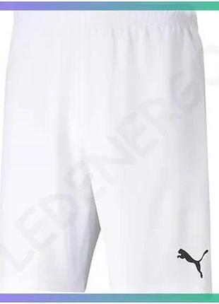 Шорты puma teamrise short белые для мужчин m футбольные спортивные шорты с карманами sku_704942-03
