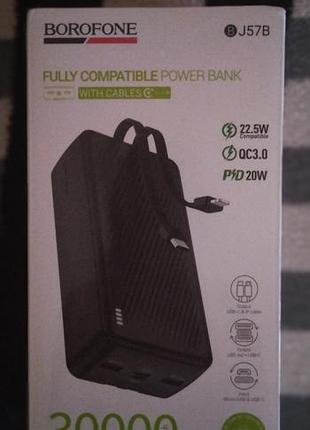 Павербанк на 30000 mah
новий, запакований, у використанні не був. 
на 2 роз'єми