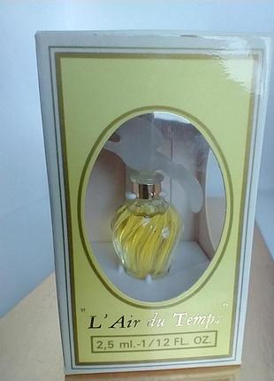 L'air du temps nina ricci вінтажна мініатюра parfum/чисті парфуми 2.5 мл