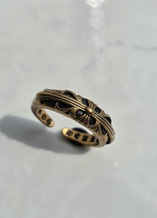 Каблучка chrome hearts latin rog