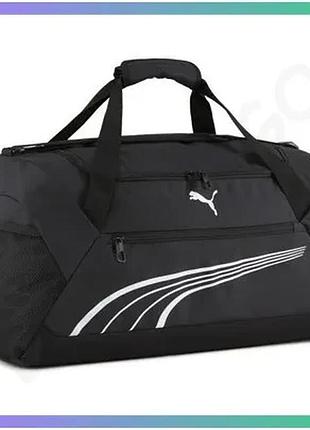 Спортивна сумка puma fundamental m 57l чорна 60х29х27 см для фітнесу та активного відпочинку унісекс sku_091189-01