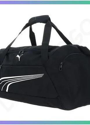 Спортивная сумка puma fundamental small sport 34l черная 53х28х25 см для активного образа жизни sku_091187-01