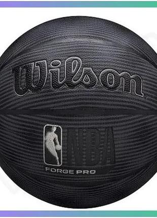 Баскетбольный мяч wilson nba forge pro midnight размер 7 для игры в помещении и на улице sku_wz2015101xb7