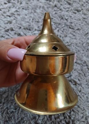 Свечанок индия винтаж 10×8см