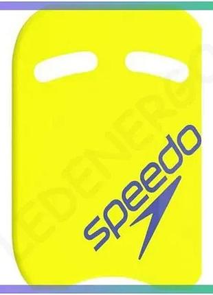 Доска для плавания speedo kick board жёлтая 100% eva для тренировки ног унисекс sku_8-0166017218