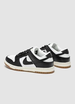 Nike dunk low lx black croc