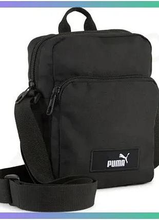 Сумка кросс-боди puma academy portable 1,5l черная унисекс для повседневного использования 19,5х15х4 с sku_091488-01