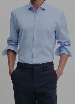 Класична сорочка hugo boss (regular fit) — оригінал розмір s