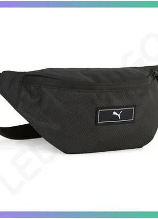Поясная сумка puma deck waist bag 2,2l черная для активного отдыха и спорта 31,5х9х15,5 см sku_091318-01