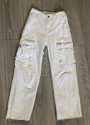 Котонові штани bershka