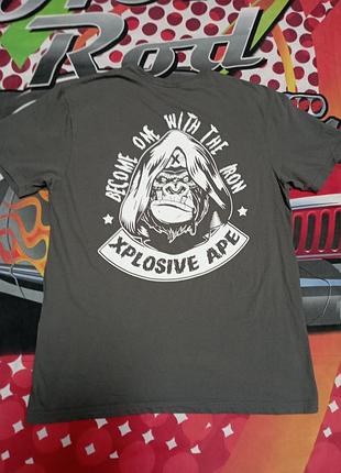 Футболка xplosive ape для зала, бодибилдинга.