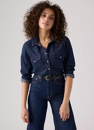 Жіноча джинсова сорочка levi’s (ultimate western denim shirt)