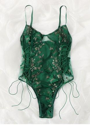 Красивый кружевной боди shein
