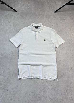 Поло футболка paul smith white old money m