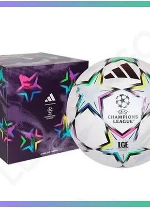 Футбольний м'яч adidas ucl 26/27 league boxed безшовний для тренувань і матчів білий 450г sku_ke9771