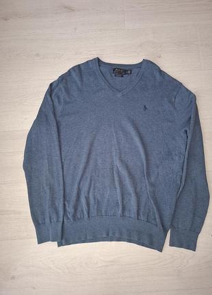Светр polo ralph lauren оригінал / чоловічий пуловер ральф лорен м