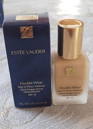 Тональный крем estée lauder double wear 2w0 warm vanilla, 30 мл