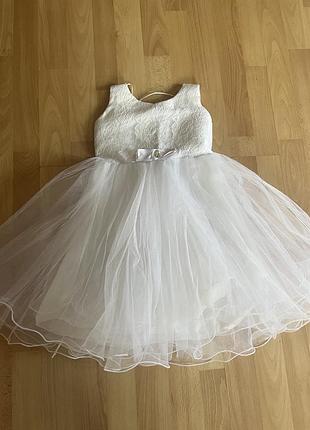 Дитяча біла сукня 3